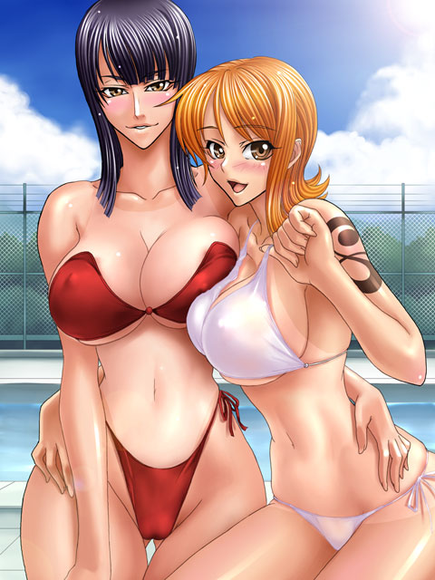 Nami And Robin One Piece Hentai Image