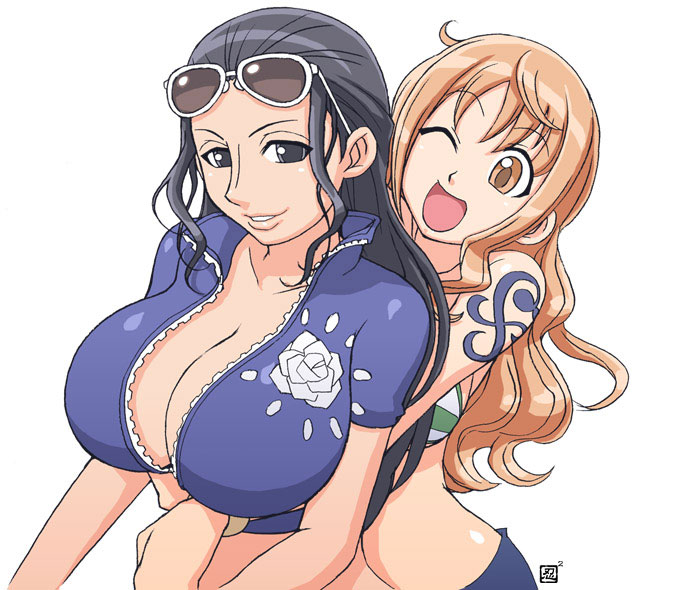 Nami And Nico Robin One Piece Hentai Image